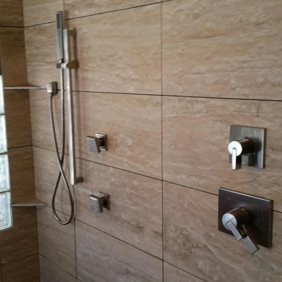 Shower fixture installation for Water Heater Replacement in Clay